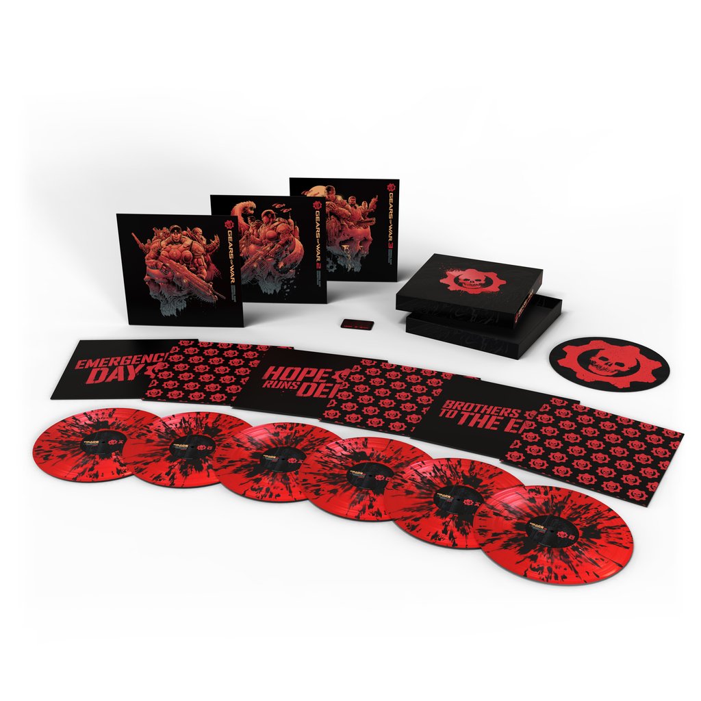 Gears Of War - Original Trilogy Soundtrack Exclusive Pink & Black Spla – Entegron  LLC