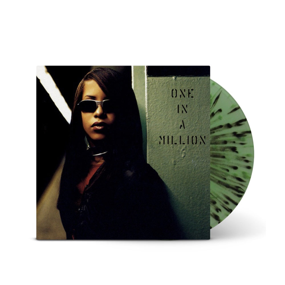 Splatter　Aaliyah　D2C　One　in　w/　Green　A　Million　Olive　LLC　Black　Vinyl　–　Entegron