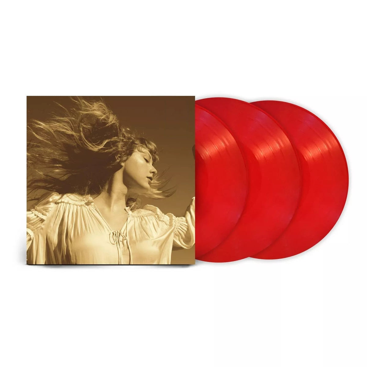 Taylor Swift Evermore Red Colored 2x LP Vinyl A Little Golden Book