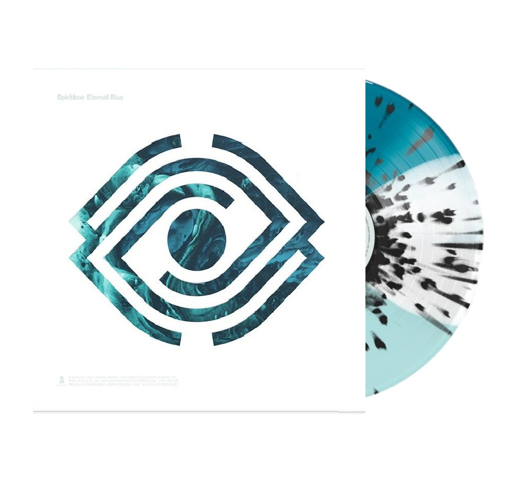 Spiritbox - Eternal Blue Exclusive Tri-Color with Black Splatter Vinyl LP Record
