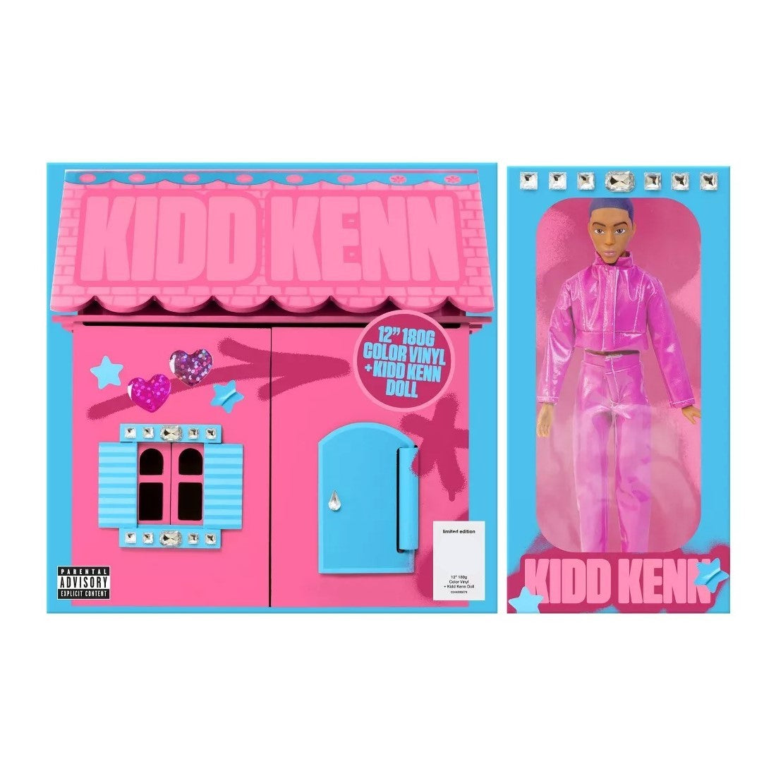 Kidd Kenn - Best of Kidd Kenn Exclusive Pink/Red Splatter Color LP – Entegron