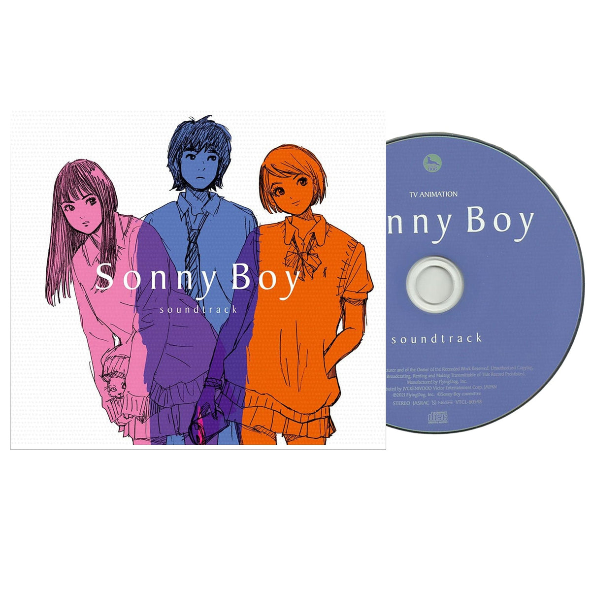 Sonny Boy Series Anime Exclusive Limited Edition Soundtrack