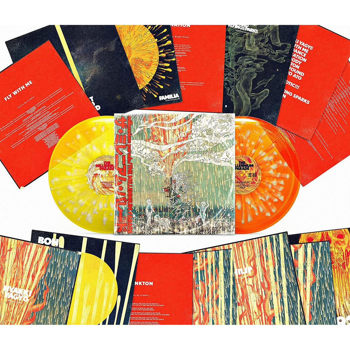 The Millennium Parade Exclusive Yellow & Orange Vinyl Record