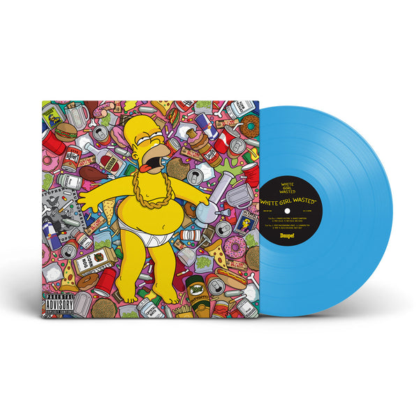 White Girl Wasted Exclusive Limited Edition Blue Color Vinyl LP Record