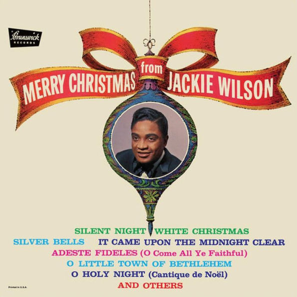 Jackie Wilson - Merry Christmas From Jackie Wilson Exclusive Limited Edition Red Colored Vinyl LP