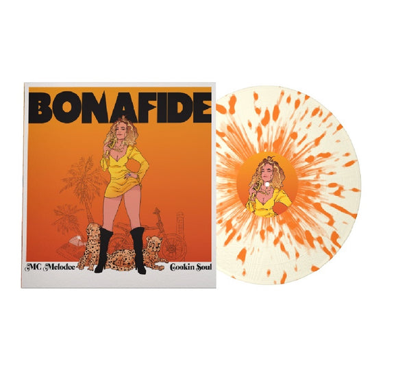 Cookin Soul & MC Melodee - Bonafide Exclusive Limited Edition White With Orange Splatter Color Vinyl LP Record