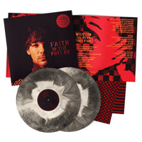 Louis Tomlinson - Faith In The Future Exclusive Limited Edition Silver, Clear And White Marble Deluxe Vinyl 2LP Record