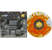 Aesop Rock ‎– Music From The Game Freedom Finger Molten Orange Cloud Vinyl LP