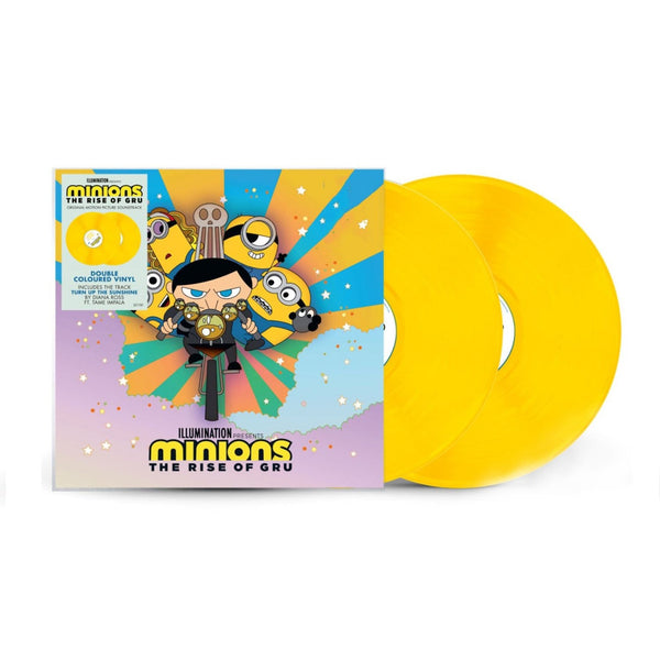 Minions - The Rise of Gru Exclusive Yellow Vinyl 2x LP Record