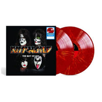 Kiss – Kissworld (The Best Of Kiss) Exclusive Red With Yellow Splatter Limited Edition Vinyl 2LP