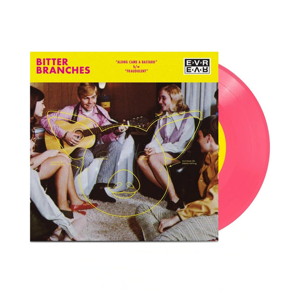 Bitter Branches - Along Came A Bastard Exclusive Limited Edition Pink Color Vinyl LP Record