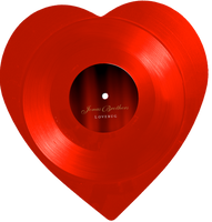Jonas Brothers - LoveBug 10" Heart Shaped Vinyl Exclusive Red Colored LP