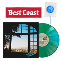 Best Coast ‎- Always Tomorrow Signed Evergreen Vinyl LP W/ Sucker & Sticker Set