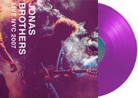 Jonas Brothers ‎- Live NYC 2007 Exclusive Limited Edition Purple Marble Vinyl LP