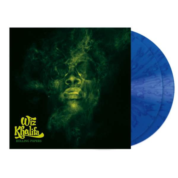 Wiz Khalifa – Rolling Papers Exclusive Limited Edition Blue Splatter Vinyl LP 