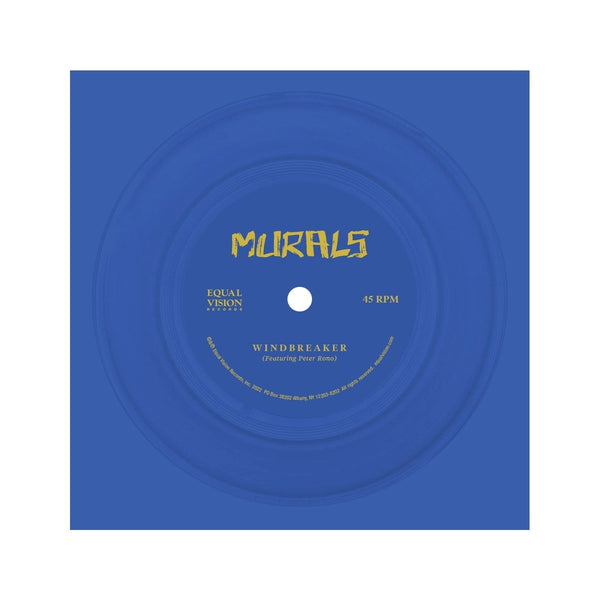 Murals - Windbreaker Limited Edition Transparent Dark Blue Color Flexi Disc
