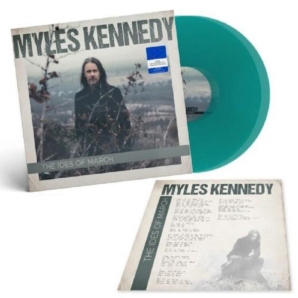 Myles Kennedy - Ides Of March Exclusive Green LP Vinyl Record with Autographed Lyric Sheet