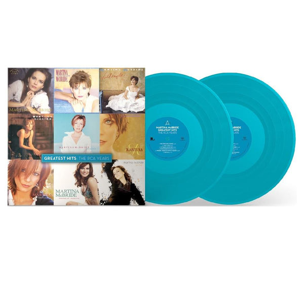 Martina McBride - Greatest Hits The RCA Years Exclusive Sky Blue Vinyl Record 2x LP
