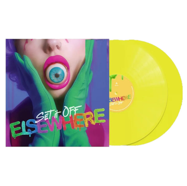 Set It Off - Elsewhere Exclusive Neon Yellow Color Vinyl Limited Edition 2xLP Record