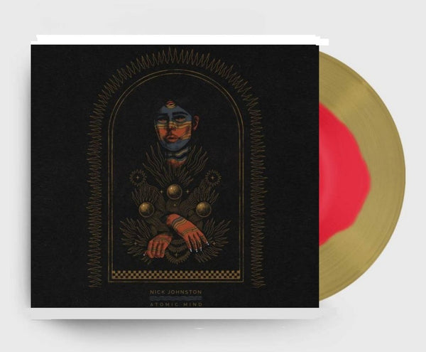 Nick Johnston - Atomic Mind Exclusive Limited Edition Translucent Tan With Red Blob Vinyl 2XLP_Record