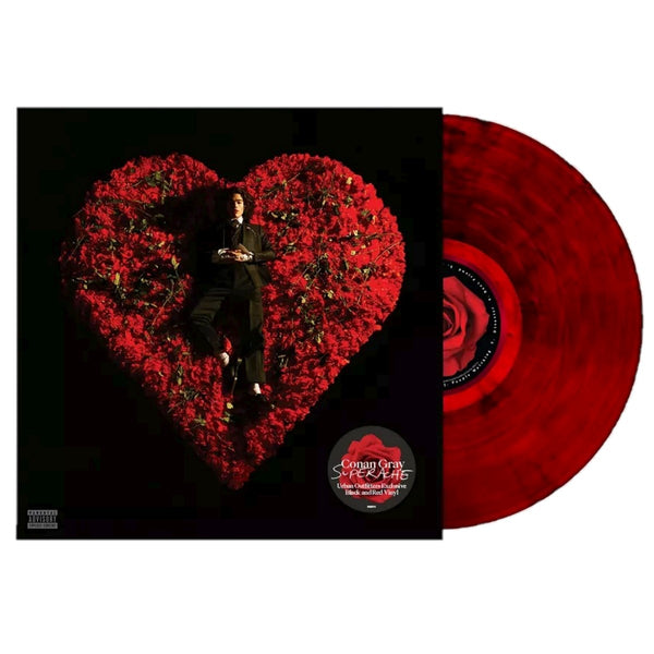 Conan Gray - Superache Exclusive Limited Edition Red Marbl Color Vinyl LP Record