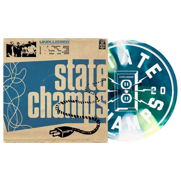 State Champs - Unplugged Exclusive Limited Edition Sea Blue W/ Bone & Easter Twist LP Vinyl Record