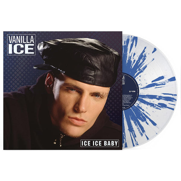 Vanilla Ice - Ice Baby Exclusive Limited Edition Blue & White Splatter Vinyl LP
