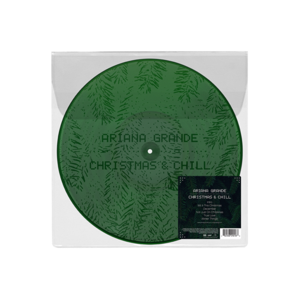 Ariana Grande ‎– Christmas & Chill Limited Edition Exclusive Dark Green With Etching Vinyl LP