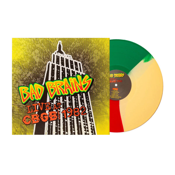Bad Brains - Live At CBGB 1982 Exclusive Red Gold & Green Pie Slice Vinyl LP