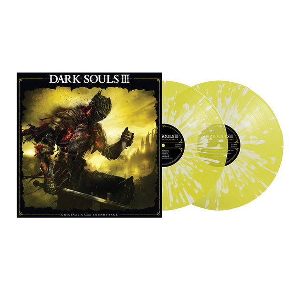 Dark Souls III Soundtrack Ethereal Mist Variant White Yellow Splatter 2x LP Vinyl