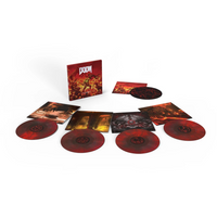 Doom (5th Anniversary Limited Edition x4 Vinyl Box Set) Exclusive Limited Edition Red & Black Galaxy Colored Variant