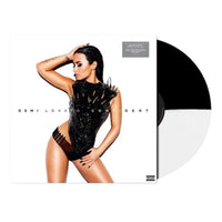 Demi Lovato - Confident Exclusive Black and White Dipped LP Limited Edition Vinyl  