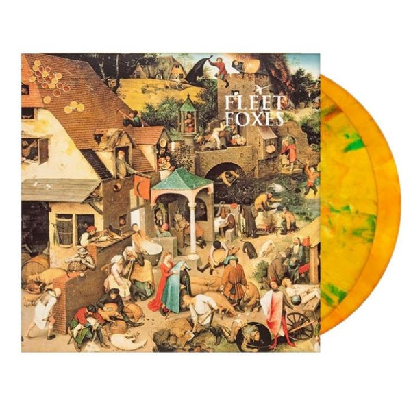 Fleet Foxes -  Fleet Foxes Exclusive Orange Swirl 2LP Vinyl Record Limited Edition #2000