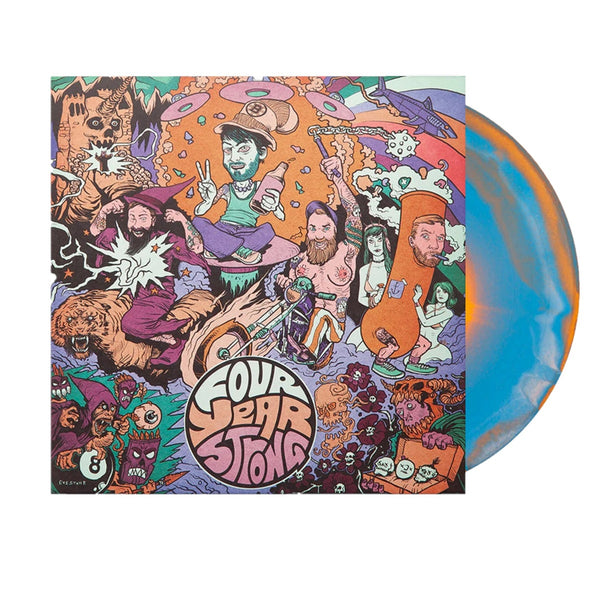Four Year Strong - Exclusive Limited Edition Orange/Blue/Baby Pink Mix Vinyl LP Record