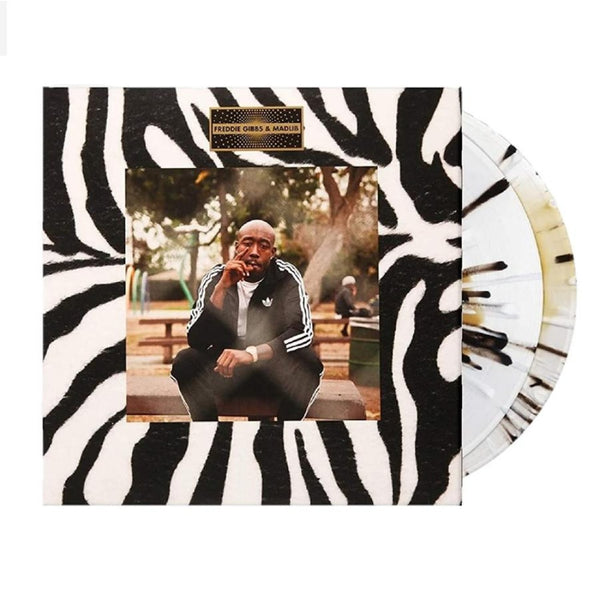 Freddie Gibbs / Madlib - Pinata Exclusive Gold Inside Clear With Black & White Splatter Vinyl Limited Edition 2LP