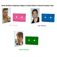 Jonas Brothers - Happiness Begins Colored Cassette Tape  Limited Edition Bundle of 03