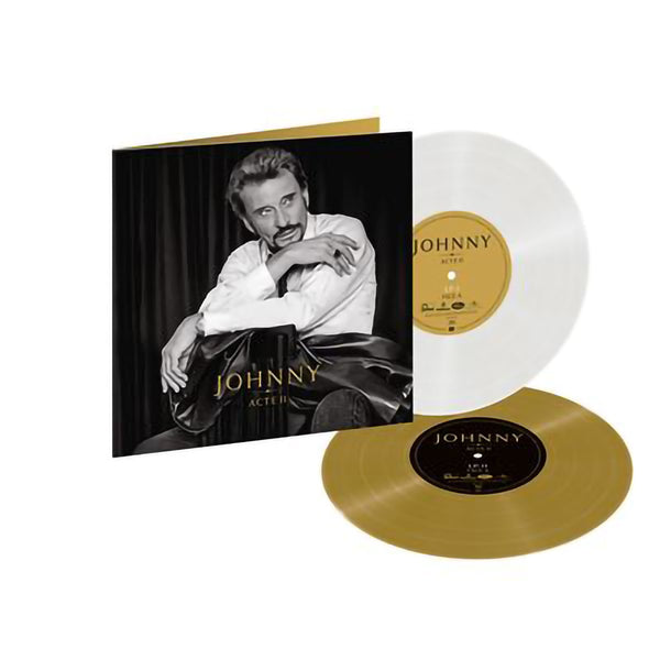 Johnny Hallyday - Johnny Act II Exclusive Gold & White  limited Edition Colored Vinyl 2x LP