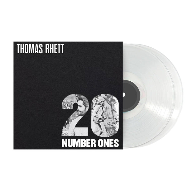 Thomas Rhett - 20 Number Ones Exclusive Limited Edition Glass Clear Colored Vinyl 2xLP