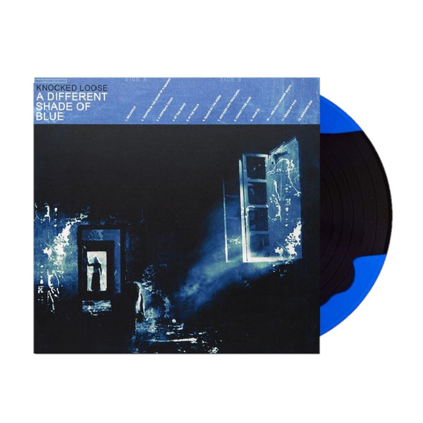 knocked Loose - A Different Shade Of Blue Exclusive Limited Edition Royal Blue & Black Tri-Stripe Vinyl LP Record