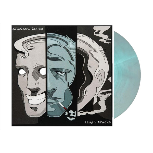 knocked Loose - Laugh Tracks Exclusive Limited Edition Electric Blue & Silver Galaxy Vinyl LP Record