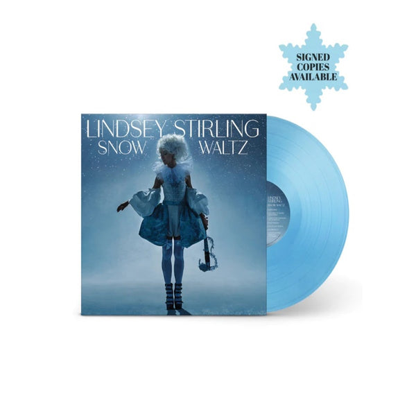 Lindsey Stirling - Snow Waltz Exclusive Limited Edition Blue Color Vinyl LP Record SIGNED