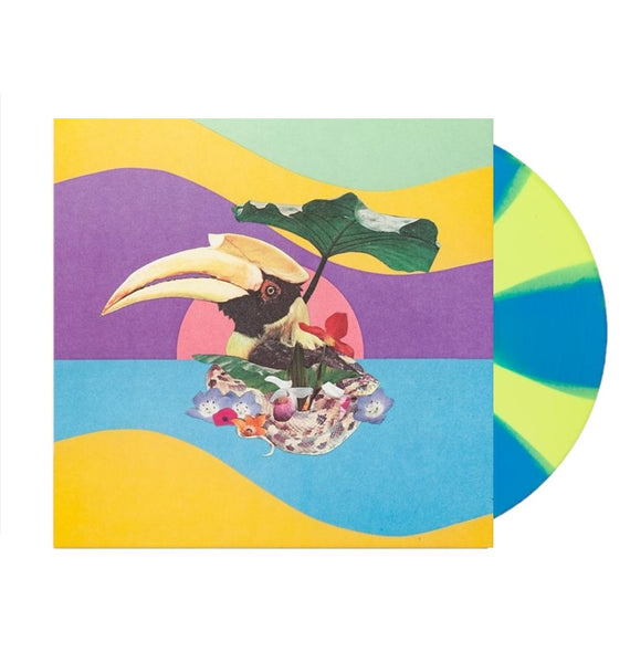 Monster Rally - Flowering Jungle Exclusive Limited Edition Light Blue & Yellow Cornetto Sunshine Vinyl Record