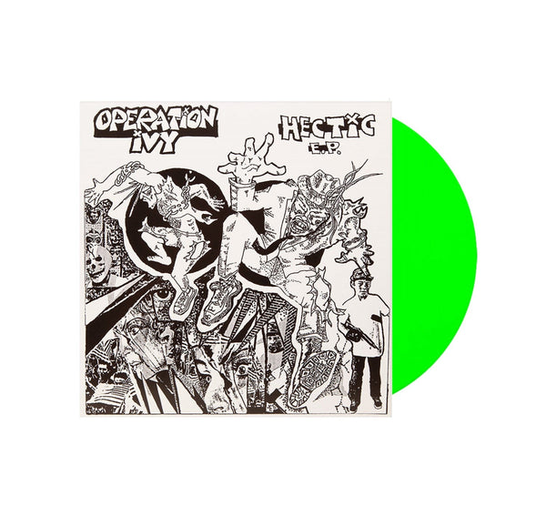 Operation Ivy - Hectic Exclusive Neon Green Color Vinyl LP Limited Edition #750 Copies