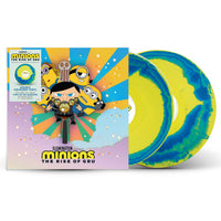 Minions The Rise Of Gru Movie Soundtrack Exclusive Yellow/Blue Swirl Color Vinyl 2x LP
