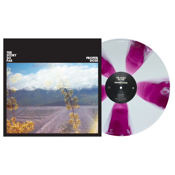The Story So Far - Proper Dose Exclusive Limited Edition White & Purple Pinwheel LP Vinyl Record # 500