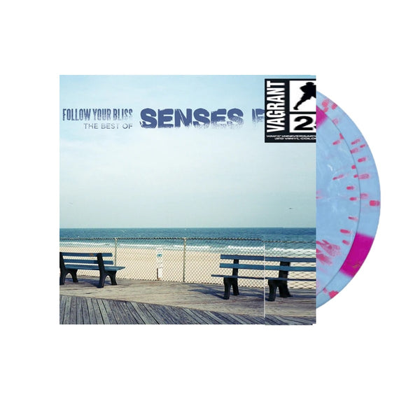 Senses Fail - Follow Your Bliss: The Best Of Senses Fail Exclusive Transparent Light Blue & Magenta Color Vinyl LP Record