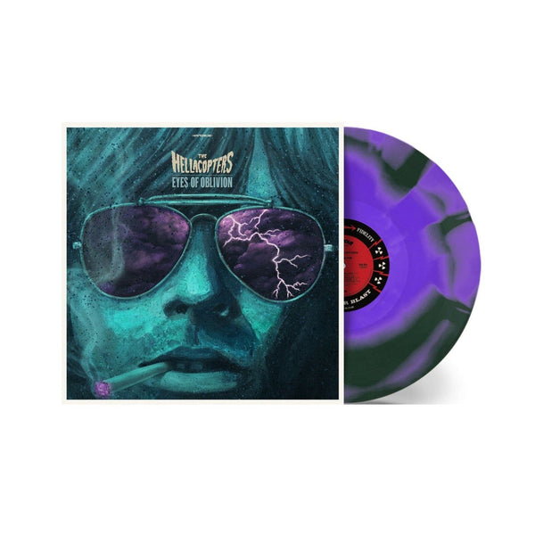 The Hellacopters - Eyes Of Oblivion Limited Edition Dark Green with Purple Inkspot Vinyl LP Record