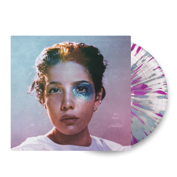 Halsey - Manic Exclusive Clear Pink Blue Splatter Vinyl Limited Edition LP Record