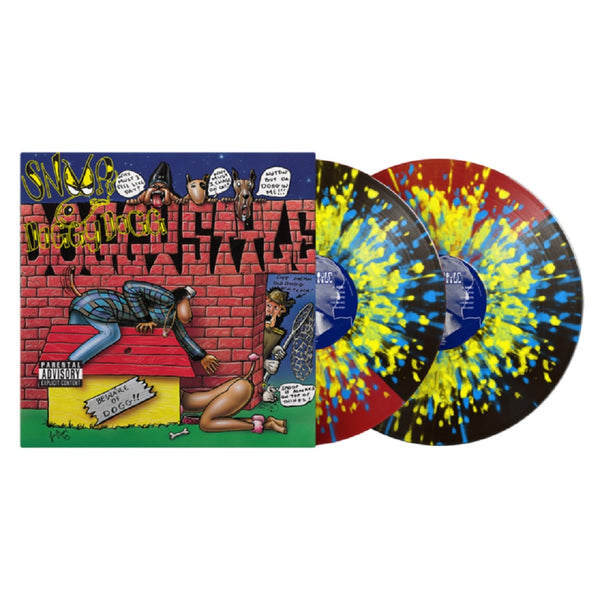 Snoop Dogg - Doggystyle Exclusive Limited Ruby/Black Wth Blue And Yellow  Splatter Vinyl LP Record