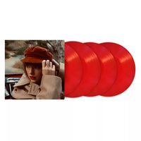 Taylor Swift - Red (Taylor's Version) Exclusive Red Color 4x LP Vinyl and A Little Golden Book Biography Bundle Pack